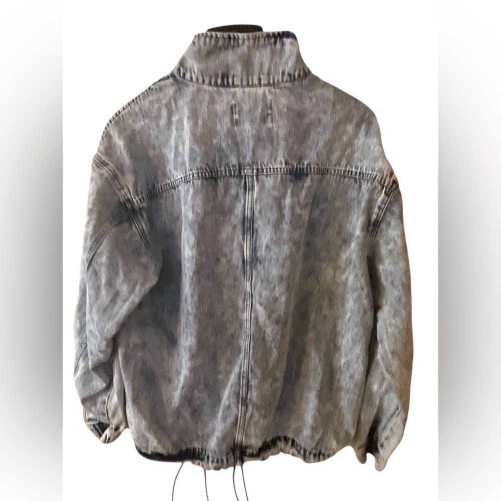 Bershka Women’s Large Denim Pullover Jacket - image 2